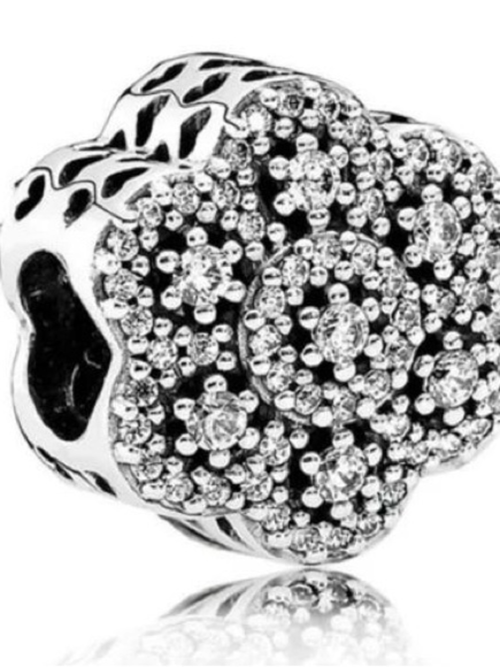 Lace Snow Flower Charm